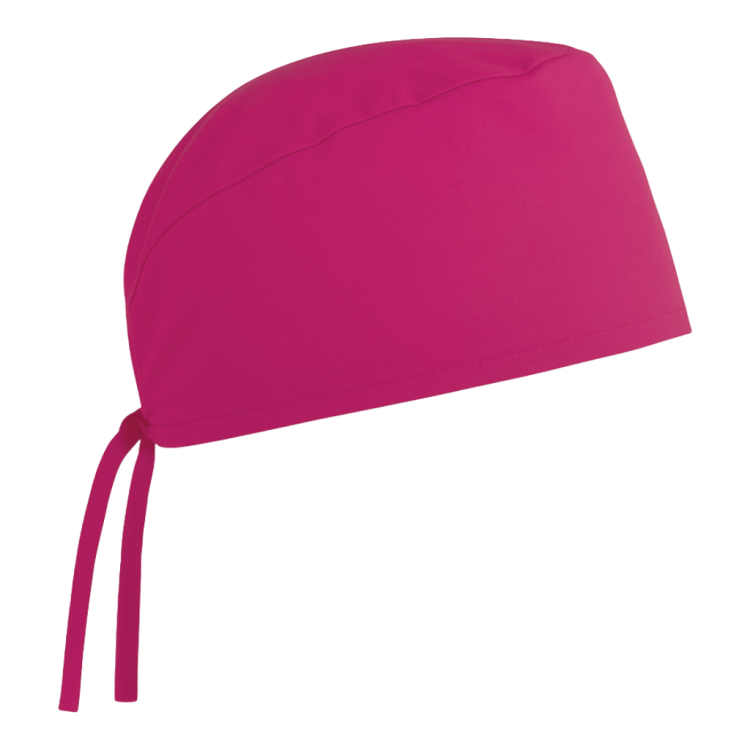 Czepek medyczny chirurgiczny wiązany unisex amarant prawy bok.png