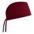 Czepek medyczny chirurgiczny wiązany unisex bordowy prawy bok.png