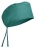 Czepek medyczny chirurgiczny wiązany na gumkach unisex zielony bokiem.jpg