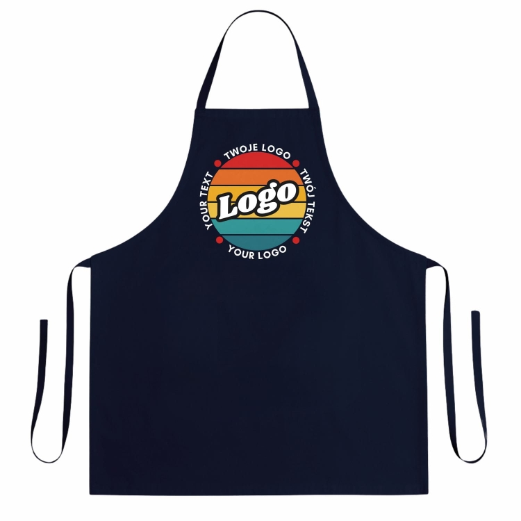 Fartuszek kuchenny granatowy z twoim własnym nadrukiem logo kreator online.jpg