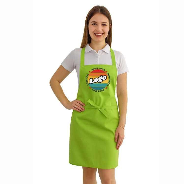 Fartuszek kuchenny limonka z twoim własnym nadrukiem logo projektuj online.jpg