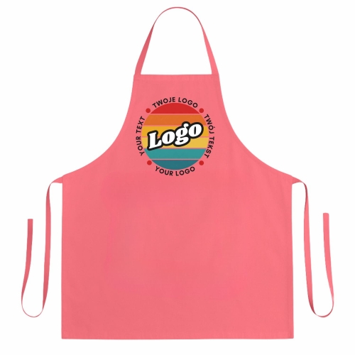 Fartuszek kuchenny malinowy z twoim własnym nadrukiem logo kreator online.jpg