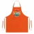 Fartuszek kuchenny pomarańczowy z twoim własnym nadrukiem logo kreator online.jpg