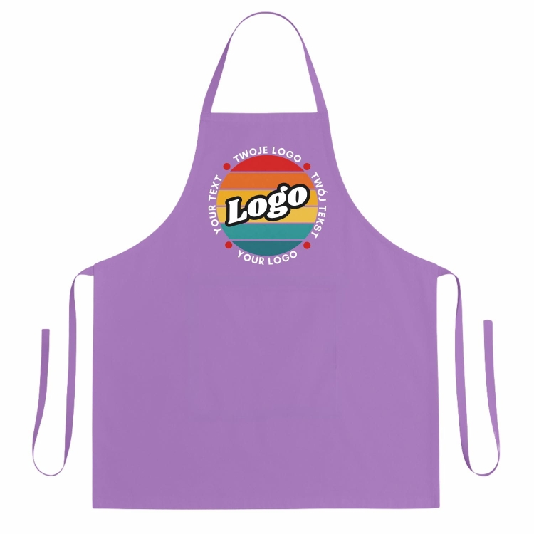 Fartuszek kuchenny wrzosowy z twoim własnym nadrukiem logo kreator online.jpg