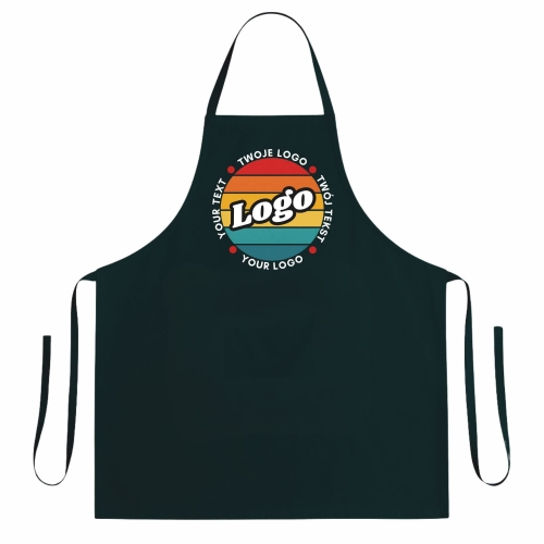 Fartuszek kuchenny zielony butelkowy z twoim własnym nadrukiem logo kreator online.jpg