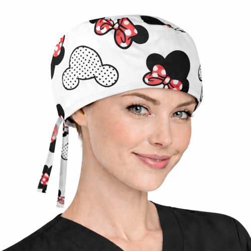 Czepek medyczny w kolorowe bajkowe wzory dla medyków W8.png