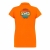 Koszulka polo damska pomarańczowa krótki rękaw z własnym nadrukiem kreator online tył.jpg