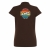 Koszulka polo damska brązowa krótki rękaw z własnym nadrukiem kreator online tył.jpg
