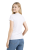 T-shirt damski krótki rękaw kolor biały widok z tyłu.png