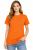 T-shirt damski krótki rękaw 100% bawełna kolor pomarańczowy.png