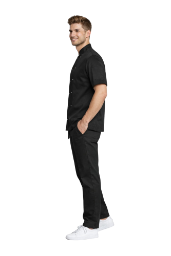 Elastyczny zestaw gastronomiczny dla kucharza w kolorze czarnym