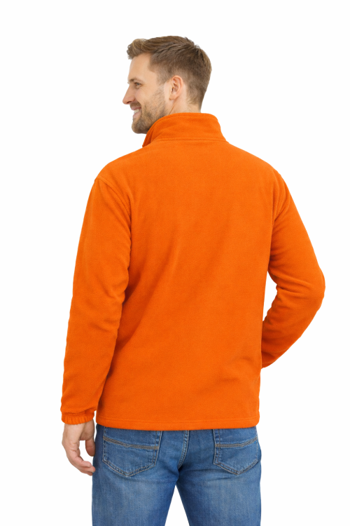 Bluza-polarowa-zapinana-na-zamek-długi-rekaw-gramatura-300-pomarańczowa-widok-z-tyłu.png