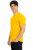 T-shirt męski z krótkim rękawem gramatura 190g ciemny żółty widok z boku.png