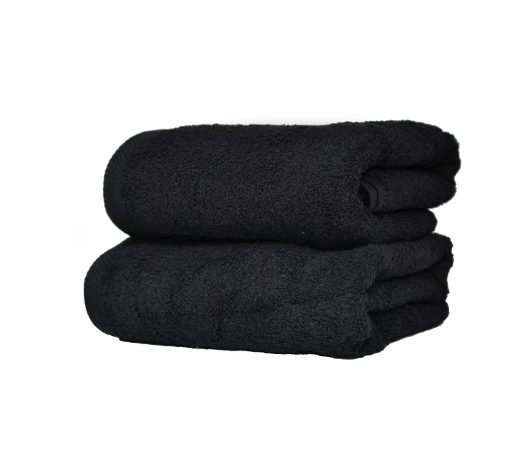 Ręcznik frotte 500 g/m² czarny