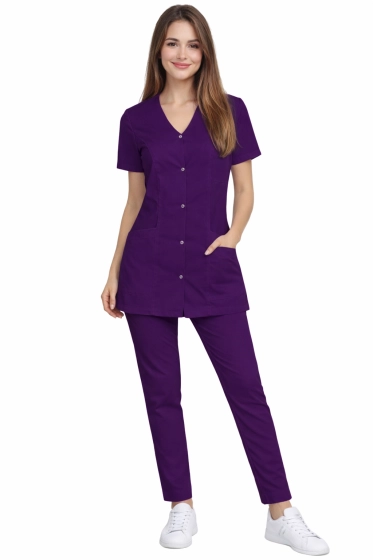 CASUAL PREMIUM violetti naisten lääketieteellinen / kosmeettinen setti